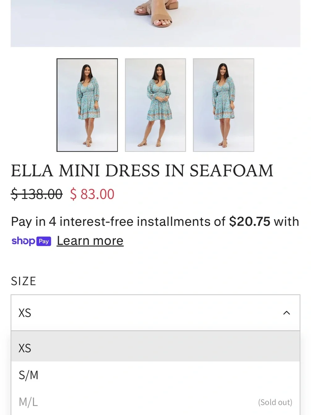 Sea Lustre Dress size m/l (6-10) gorgeous boho vibes